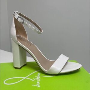 Sam Edelman White Leather Heel - 9M